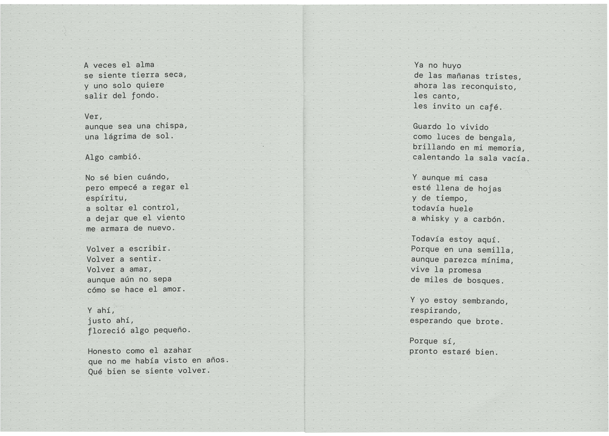 pronto estaré bien | journal